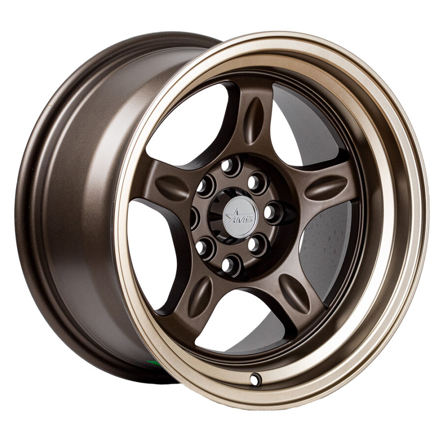 AMS 15X8 4X100 4X114.3 ET0 QC5206 BRONCE (ALMITE)(BR)