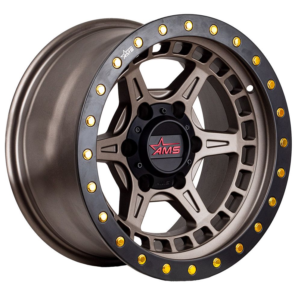 AMS 16X8 6X139.7 BRONCE BLACK-LIP – Ams Wheels