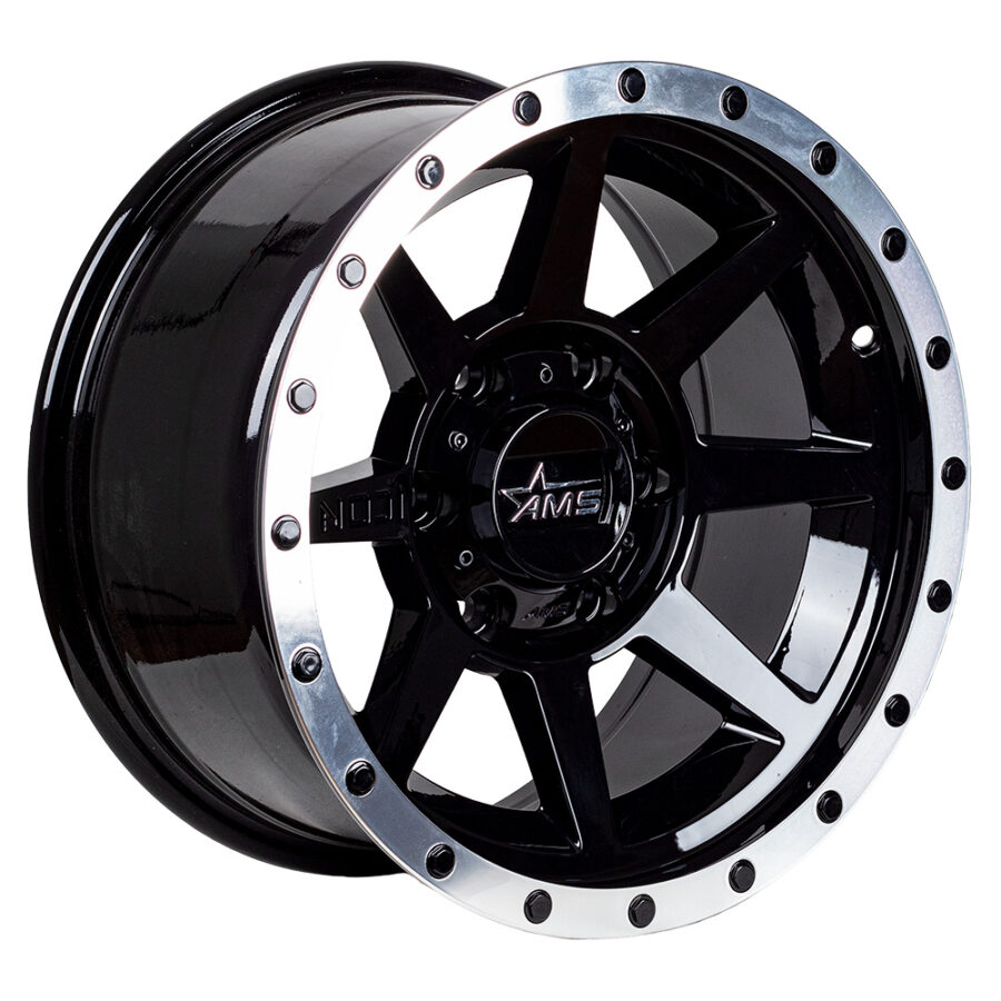 AMS 16X8 6X139.7 ET0 ICON BLACK SILVER