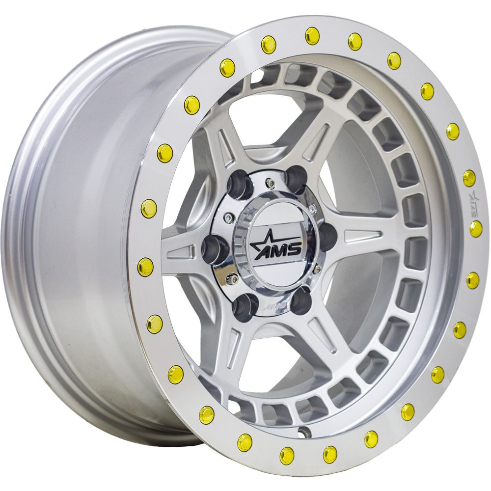 AMS 16X8 6X139 6 ARMS SILVER – Ams Wheels